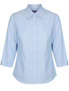 Womens Oxford 3/4 Sleeve Shirt