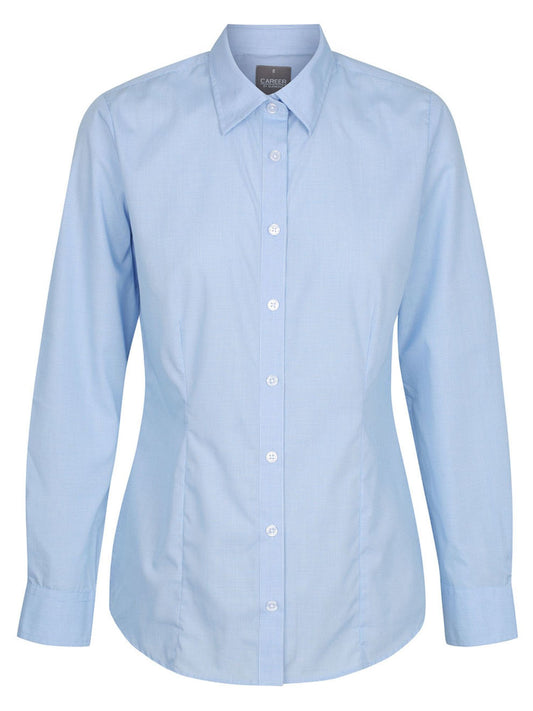 Womens Puppytooth Long Sleeve Shirt