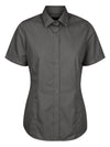 Womens Poplin Short Sleeve Shirt