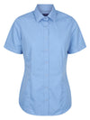 Womens Poplin Short Sleeve Shirt