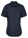Womens Poplin Short Sleeve Shirt