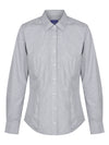 Womens Long Sleeve Gingham Shirt - Crimson