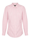 Womens Long Sleeve Gingham Shirt - Crimson