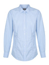 Womens Long Sleeve Gingham Shirt - Crimson
