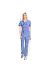 Cherokee Women's Infinity Round Neck Top - Ciel Blue