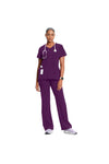 Cherokee Women's Infinity Round Neck Top - Eggplant