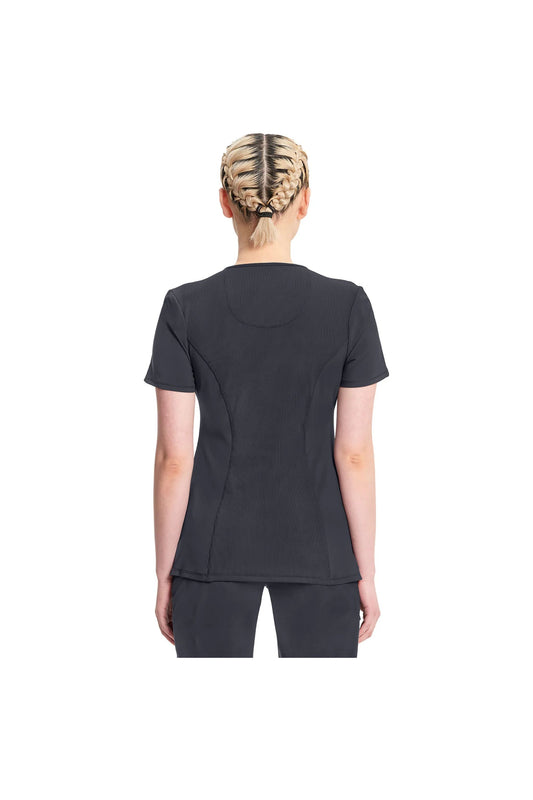 Cherokee Women's Infinity Round Neck Top - Pewter