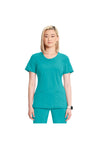 Cherokee Women's Infinity Round Neck Top - Teal