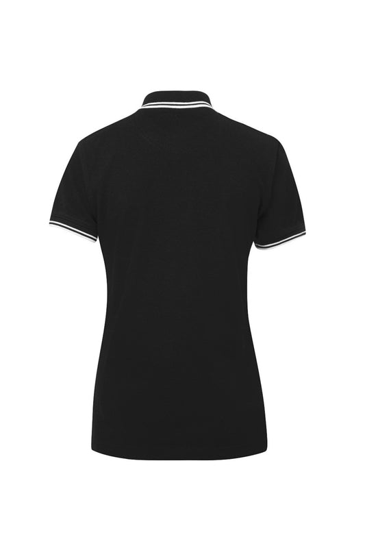 Ladies Contrast Polo Polycot SSL