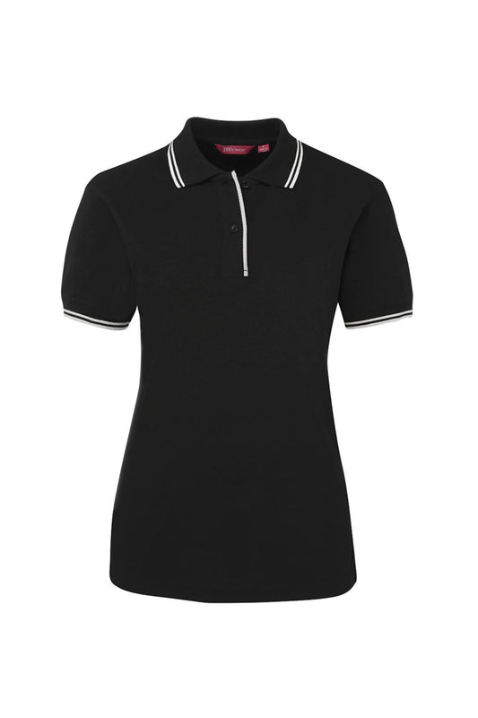 Ladies Contrast Polo Polycot SSL