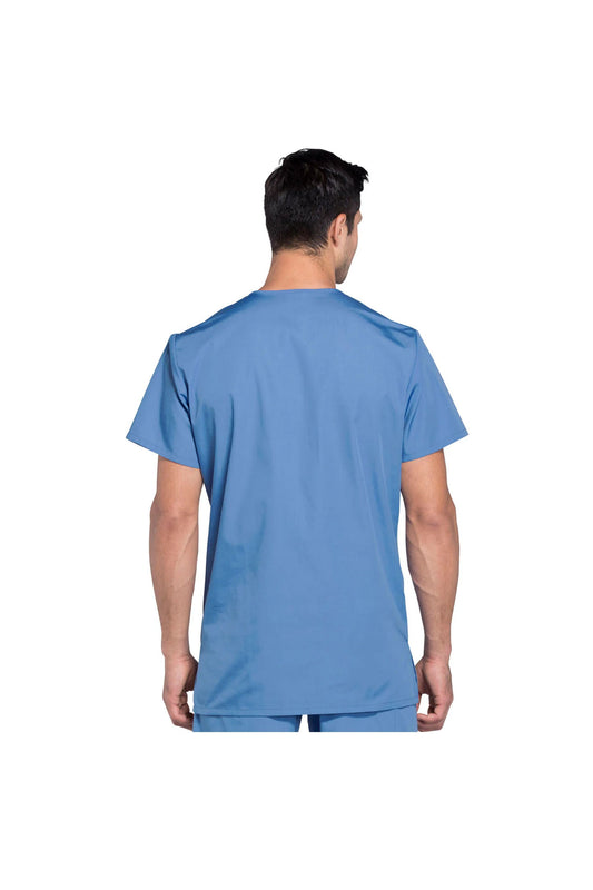 Cherokee Unisex WW Originals V-Neck Top - Ciel