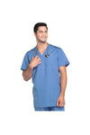 Cherokee Unisex WW Originals V-Neck Top - Ciel