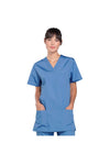Cherokee Unisex WW Originals V-Neck Top - Ciel