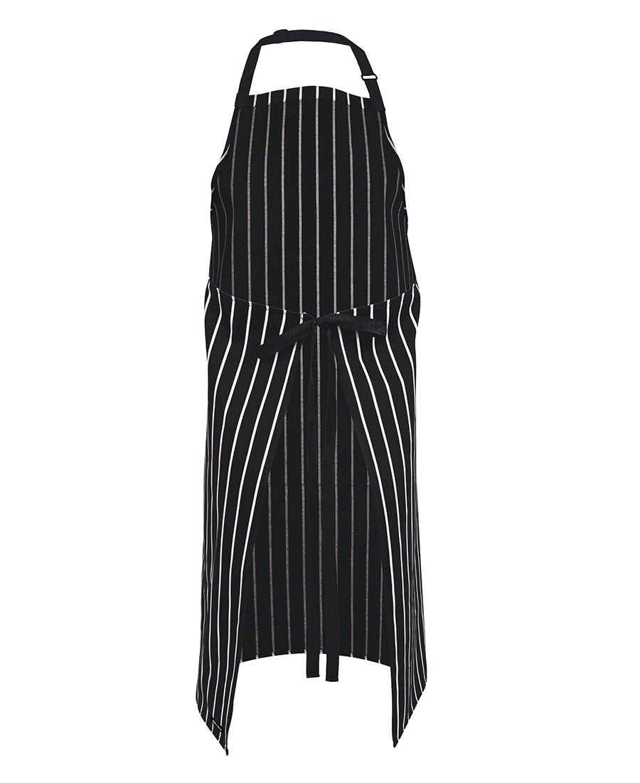 Bib Striped Apron with Pocket