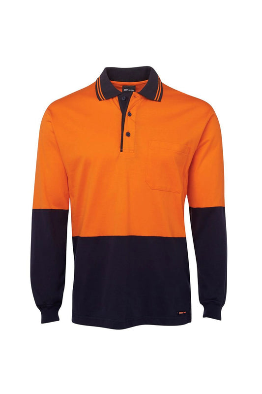 Hi Vis Cotton Polo LSL