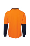 Hi Vis Cotton Back Polo LSL
