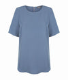 Short Sleeve Soft Taylor Top - Denim