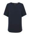Short Sleeve Soft Taylor Top - Navy
