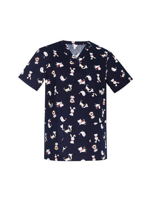 Men's Best Friend Scrub Top