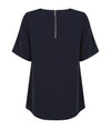 Short Sleeve Soft Taylor Top - Navy