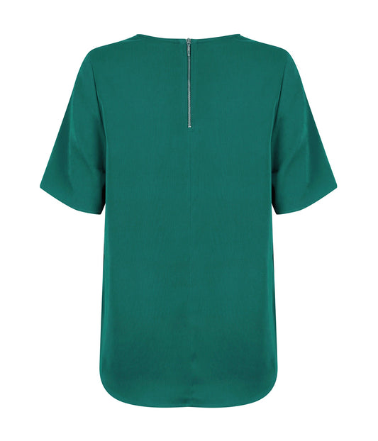 Short Sleeve Soft Taylor Top - Emerald