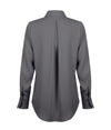Long Sleeve Soft Quinn Top - Charcoal