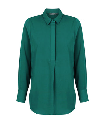 Long Sleeve Soft Quinn Top - Emerald
