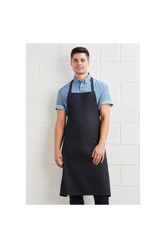 Bib Apron P/C - Black