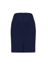 Womens Front Pleat Straight Skirt