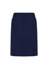 Womens Front Pleat Straight Skirt
