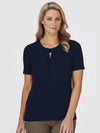 Women's Keyhole Knit Blouse