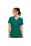 Cherokee Women's iFlex V-Neck Panel Top - Hunter