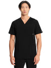 Men's Infinity V-Neck Top - Black
