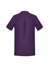 Women's Plain Short Sleeve Tunic - Purple
