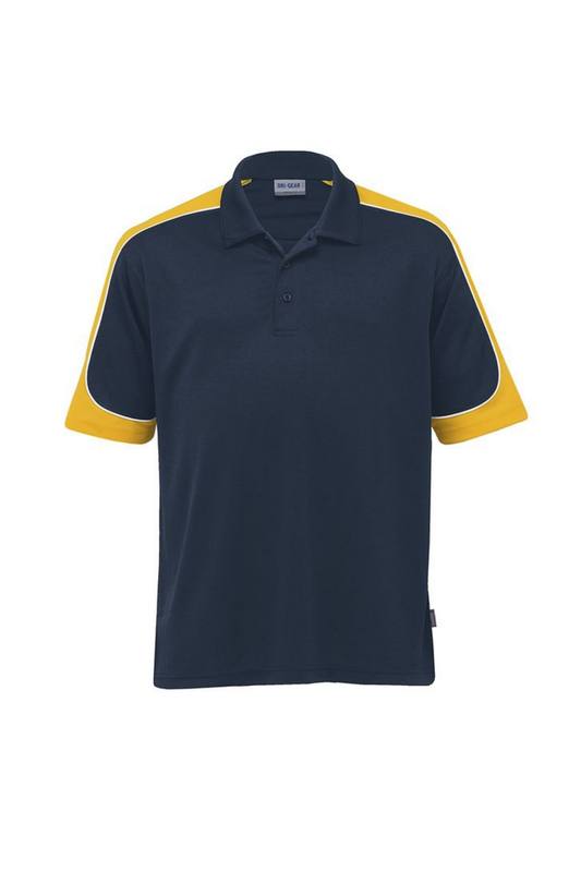 Dri Gear Challenger Polo - Navy/Gold