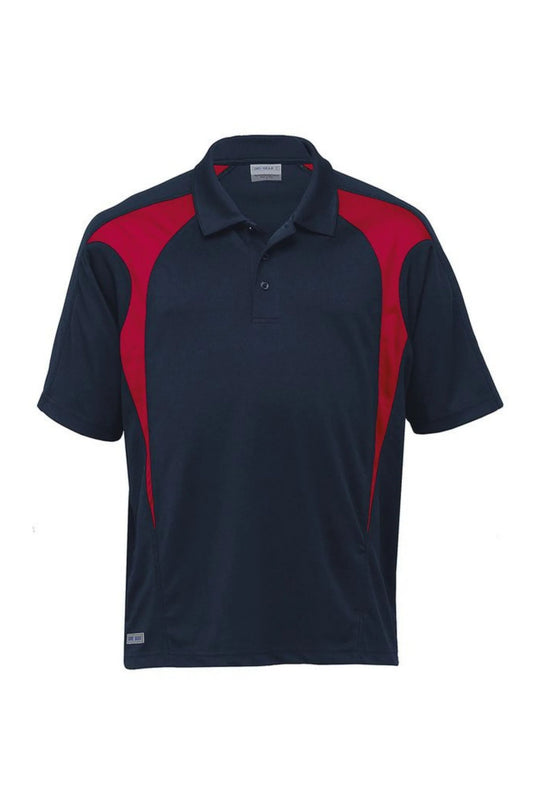 Dri Gear Spliced Polo - Navy/Gold