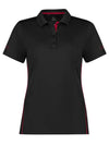 Womens Balance Short Sleeve Polo - Black/Red