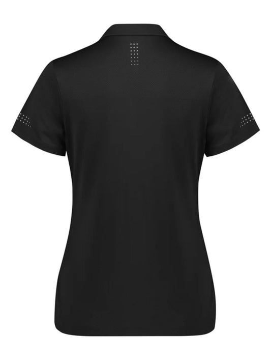 Womens Balance Short Sleeve Polo - Black/White