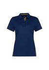 Womens Balance Short Sleeve Polo - Navy/Gold