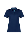 Womens Balance Short Sleeve Polo - Navy/Sky