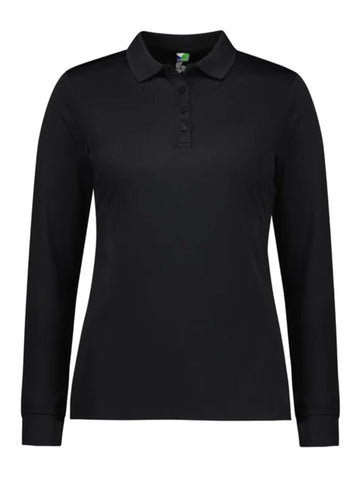 Womens Action Long Sleeve Polo