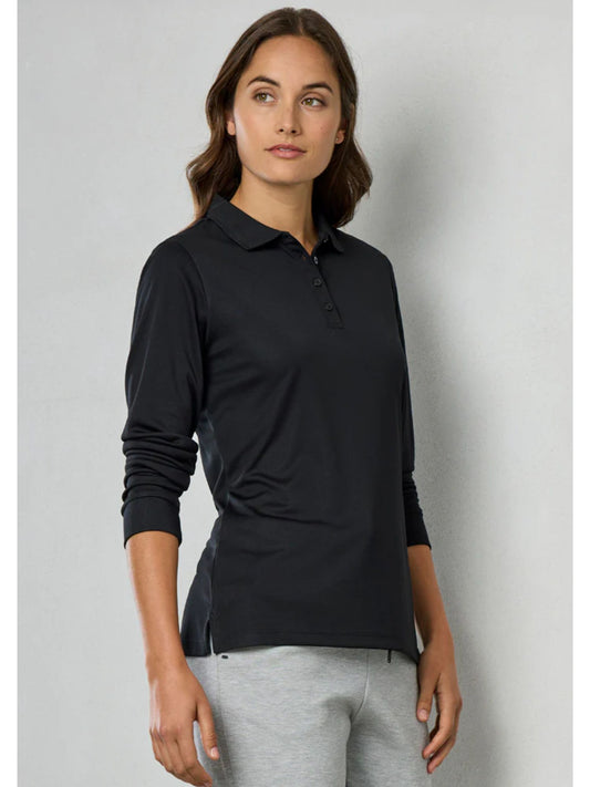 Womens Action Long Sleeve Polo