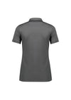Womens Focus Short Sleeve Polo - Ash/Black