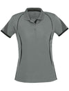 Women's Razor Polo - Ash/Black
