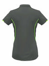 Women's Razor Polo - Grey/Fluorescent Lime