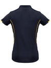 Women's Razor Polo - Navy/Gold