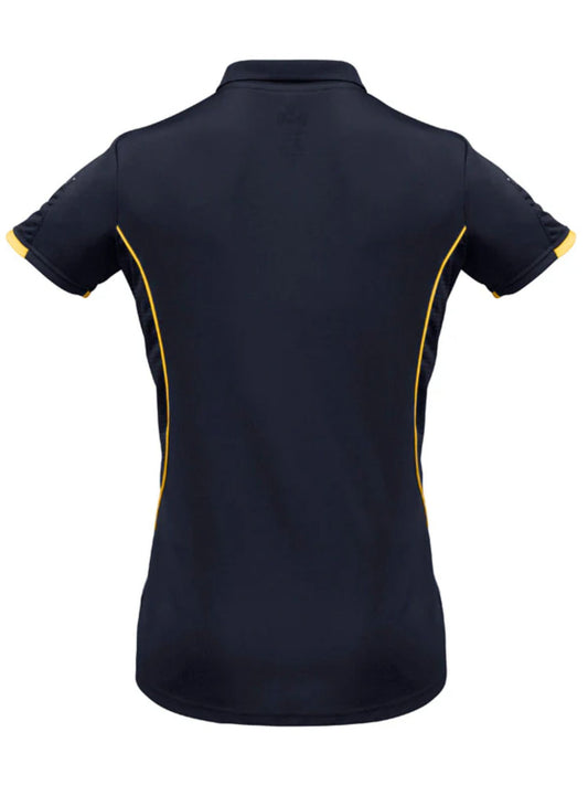 Women's Razor Polo - Navy/Gold