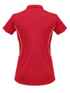 Women's Razor Polo - Red/White