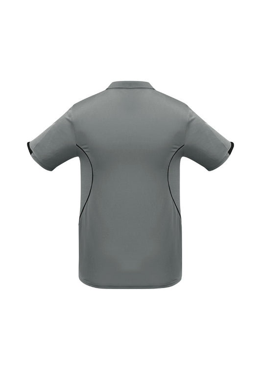 Razor Mens Polo Shirt - Ash/Black