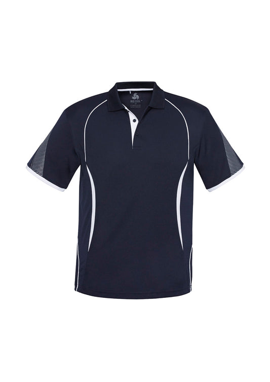 Razor Mens Polo Shirt - Navy/White
